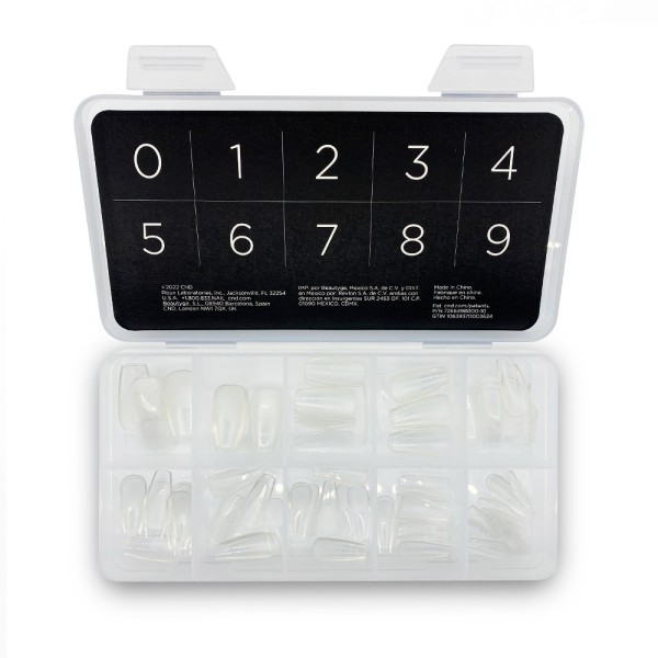 Caja tips PreShaped Coffin 100uds CND